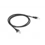 Sieťový kábel LANBERG PCU5-10CC-0100-BK RJ-45 Cat5e, U/UTP, 1 m, čierny