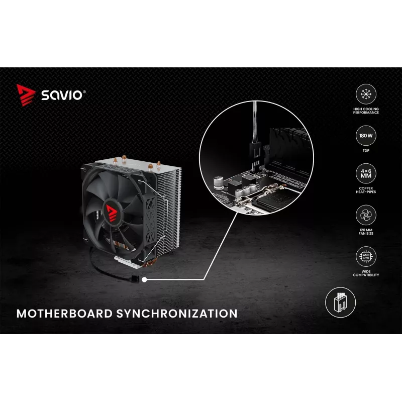 SAVIO VORTEX X2 Chladič procesora