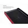 Zadný kryt s priehradkou na karty VixFox pre Samsung S9 — rubínovo červené ochranné puzdro s priehradkou na karty