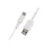 USB kábel Belkin CAB001BT2MWH 2m USB A na USB C biely