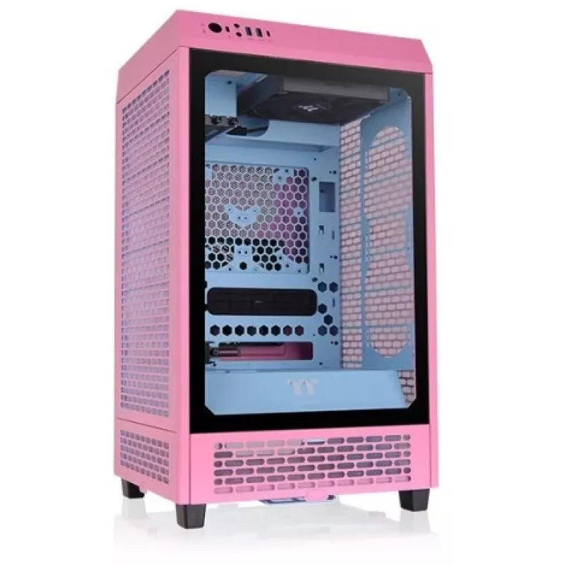 PC skriňa Thermaltake Tower 200 Mini Tower ružová