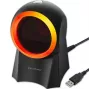 Qoltec 50857 káblová stolová čítačka čiarových kódov, 1D/2D, QR, USB, kábel 1,75 m