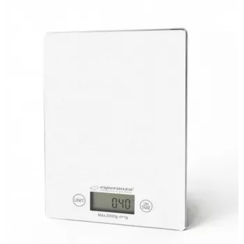 Esperanza EKS002W Kuchynská váha Biela Stolová váha Obdĺžniková Elektronická kuchynská váha