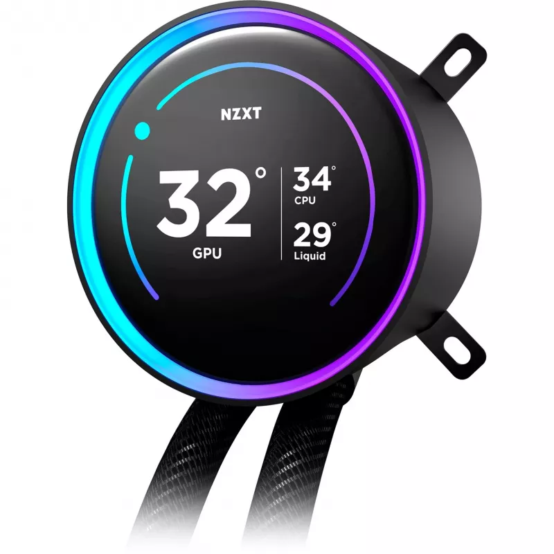 NZXT Kraken Elite 360 RGB procesor all-in-one kvapalinový chladič 12 cm čierny 1 kus
