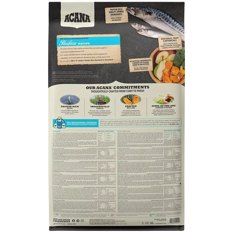 ACANA Highest Protein Pacifica – suché krmivo pre psov – 11,4 kg