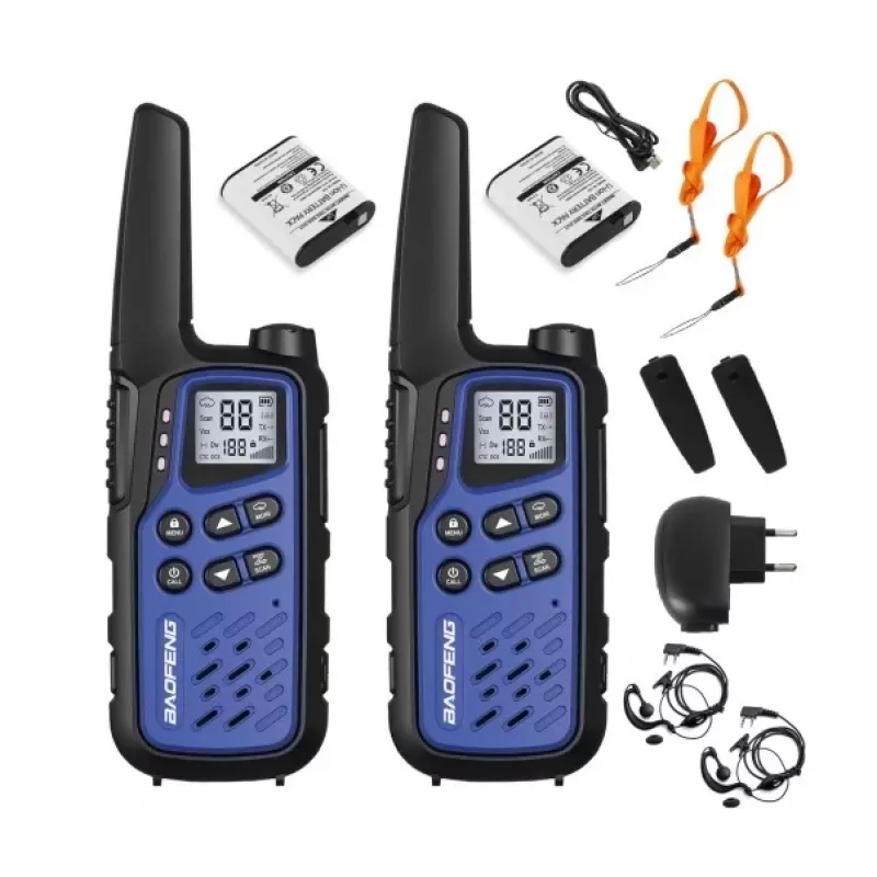 Walkie-talkie Baofeng BF-T25E modrá, 2 kusy