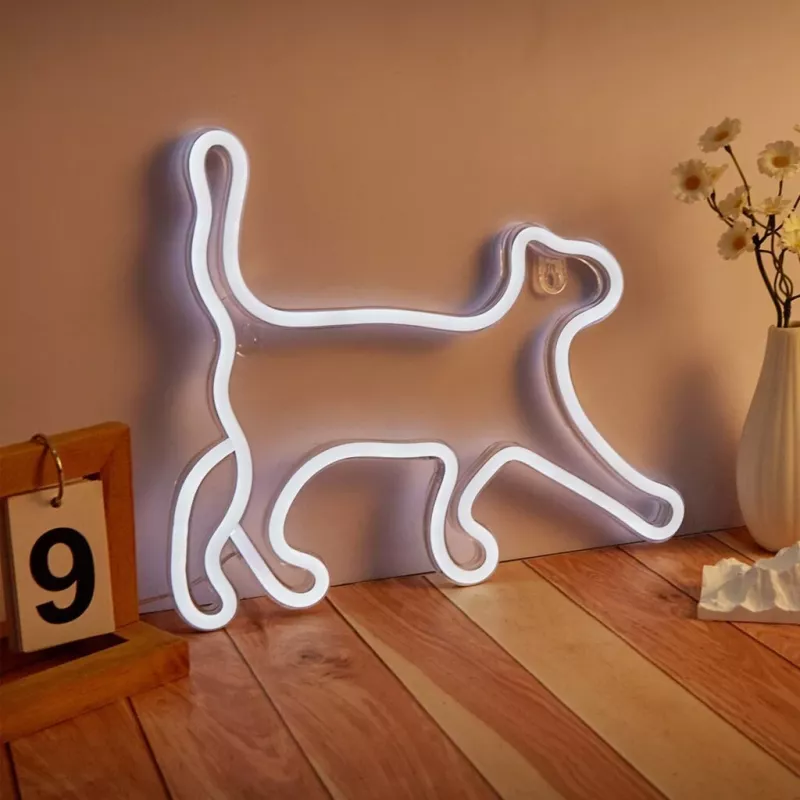 Neonové dekoračné svietidlo MANTA SNL70WH Style Neon Lights CAT 2 biele 70 cm
