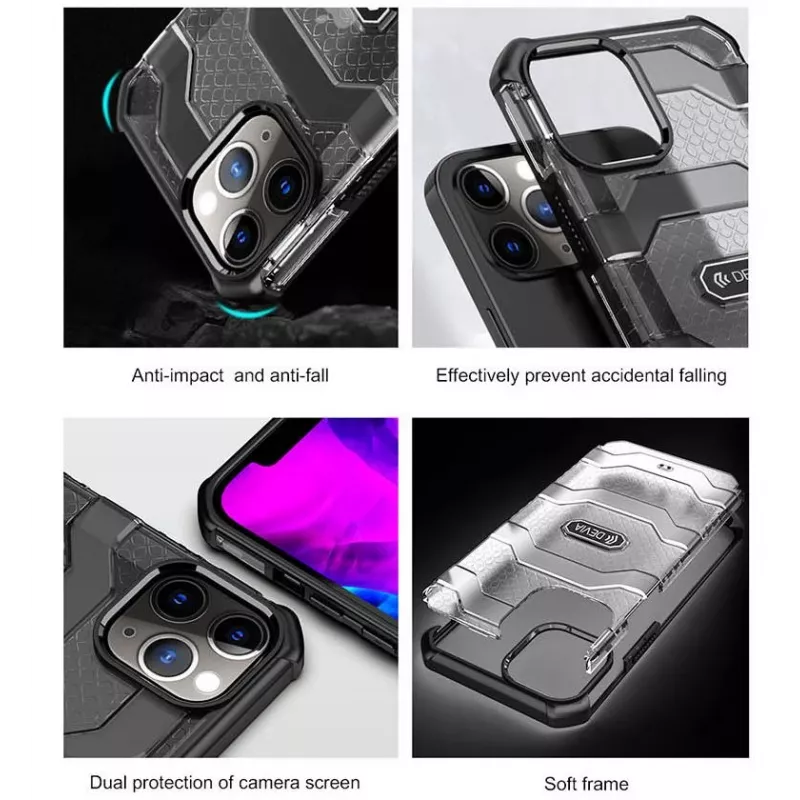 Ochranné nárazuvzdorné puzdro Devia Vanguard pre iPhone 12 Pro Max, zelená