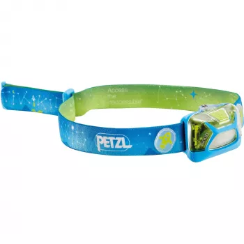 Petzl TIKKID - čelová lampa - modrá - IPX4 - CE - CPSIA - 4 lm - 30 lm