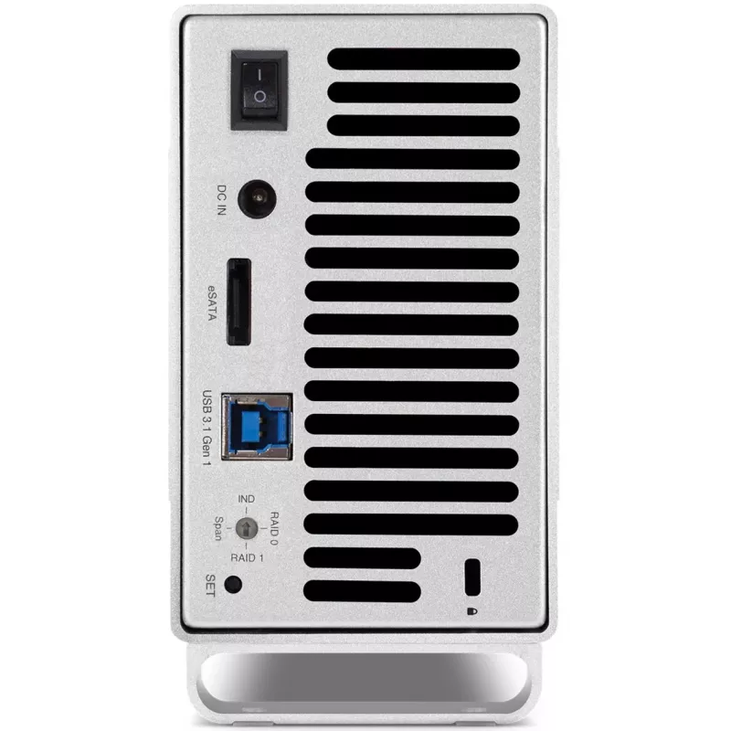 OWC Mercury Elite Pro Dual biela – externé puzdro pre 2× 3,5-palcové SATA pevné disky, RAID 0/1/SPAN, USB Type-B