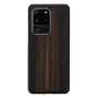 Puzdro na telefón Man and Wood Galaxy S20 Ultra ebenové drevo čierna — ochranné puzdro na smartfón