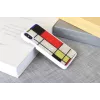 iKins Mondrian puzdro pre iPhone XS/X, biele, K1624H