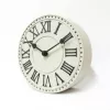 NeXtime hodiny 5187wi London Table, Ø16 cm, nástenné, biele/čierne+B32