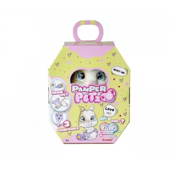 Plüschtier SIMBA Pamper Petz zajac (Windelbande) model 105953052, mäkká plyšová hračka