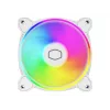 Cooler Master MasterFan MF120 Halo2 White Edition MFL-B2DW-21NP2-R2 skrinkový ventilátor ARGB 120 mm, 27 dB, 51,88 CFM, biely