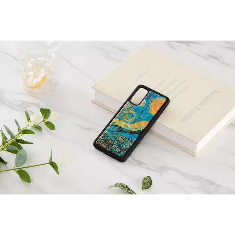 Ochranné puzdro iKins pre Samsung Galaxy S20 – čierny dizajn Hviezdna noc