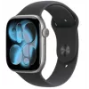 Apple Watch Series 11 GPS + Cellular 42mm puzdro Space Grey hliník so športovým remienkom čierna - M/L