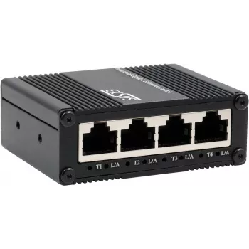 Industriálny 5-portový gigabitový switch Exsys EX-62021 s napájaním USB-C, unmanaged