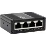 Industriálny 5-portový gigabitový switch Exsys EX-62021 s napájaním USB-C, unmanaged