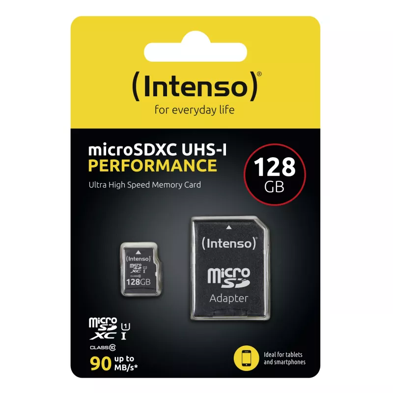 Pamäťová karta Intenso 128 GB MicroSD UHS-I Class 10 3424491