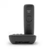 Gigaset E290A analógový/DECT telefón s identifikáciou volajúceho čierny