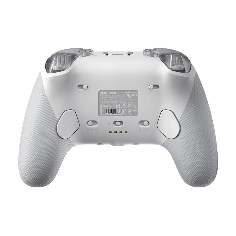 GameSir herný ovládač G7 PRO Mech White – káblová/bezdrôtová podpora, ergonomické rozloženie