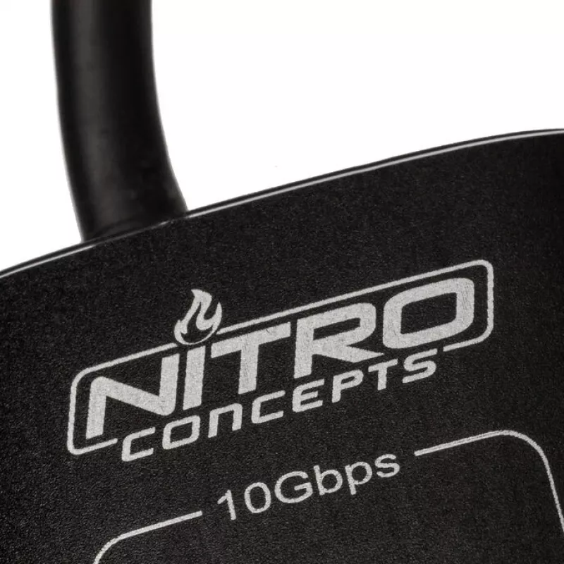 Nitro Concepts UH1, 10-portový hybridný USB hub, USB 3.2