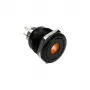DimasTech PD220 vandalizmu odolný 25 mm tlačidlo Blackline Dot RGB