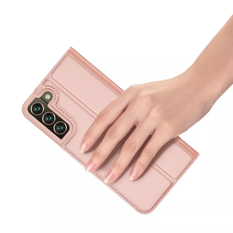 Dux Ducis Skin Pro puzdro s klopou Samsung Galaxy S22+ (S22 Plus) ružová