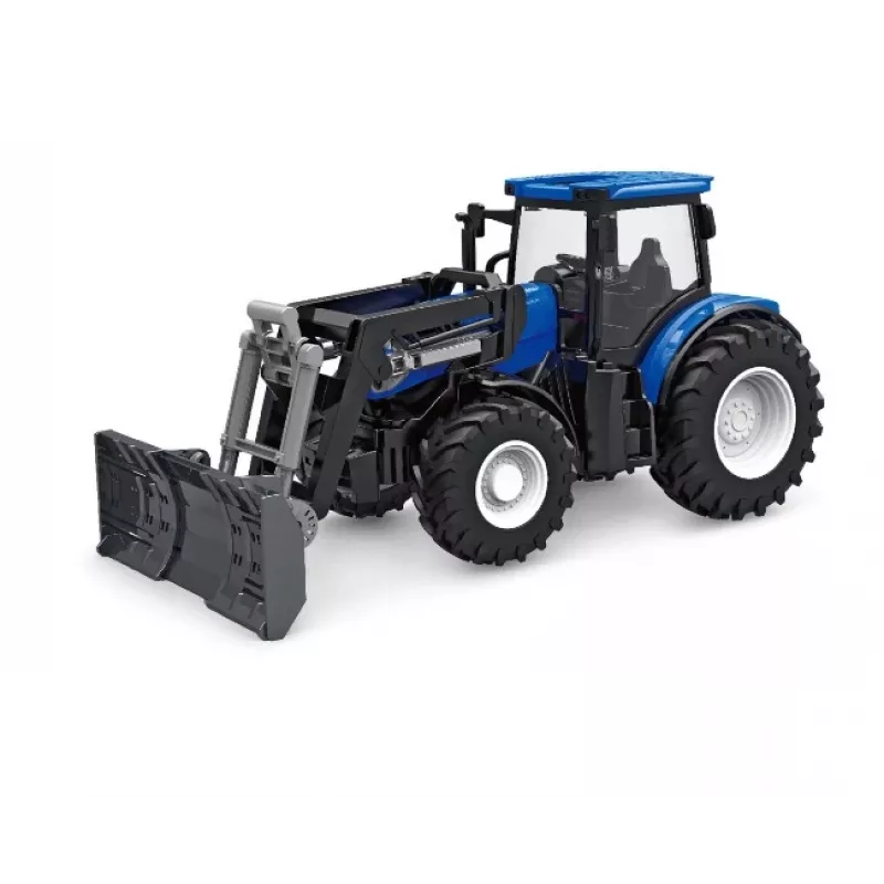 Traktor Amewi hračkársky traktor s radlicou elektromotor 1:24