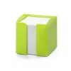Štvorcový zelený poznámkový blok Durable TREND 105x100x100 mm
