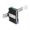 Neřízený switch DeLOCK 88015 Gigabit Ethernet 4 porty čierny