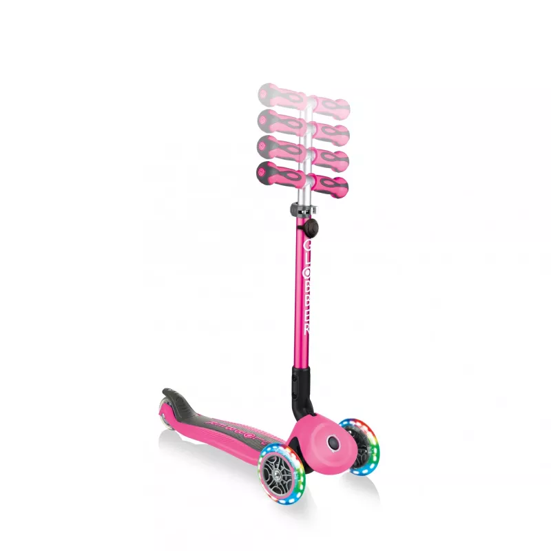Globber | kolobežka | ružová | Scooter Go Up Deluxe Lights