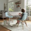 Ergo Office detský ergonomický výškovo nastaviteľný stôl, sivý, max. 100 kg, ER-417 2cz