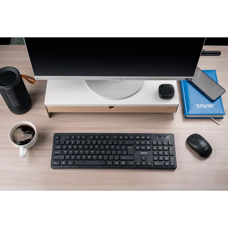 Savio KB-02 klávesnica Home/Office USB QWERTY čierna
