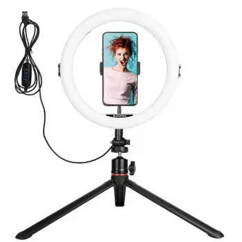 Agfa Arl11 Ring Light 120 LED Ring Vlog + statív + diaľkový ovládač