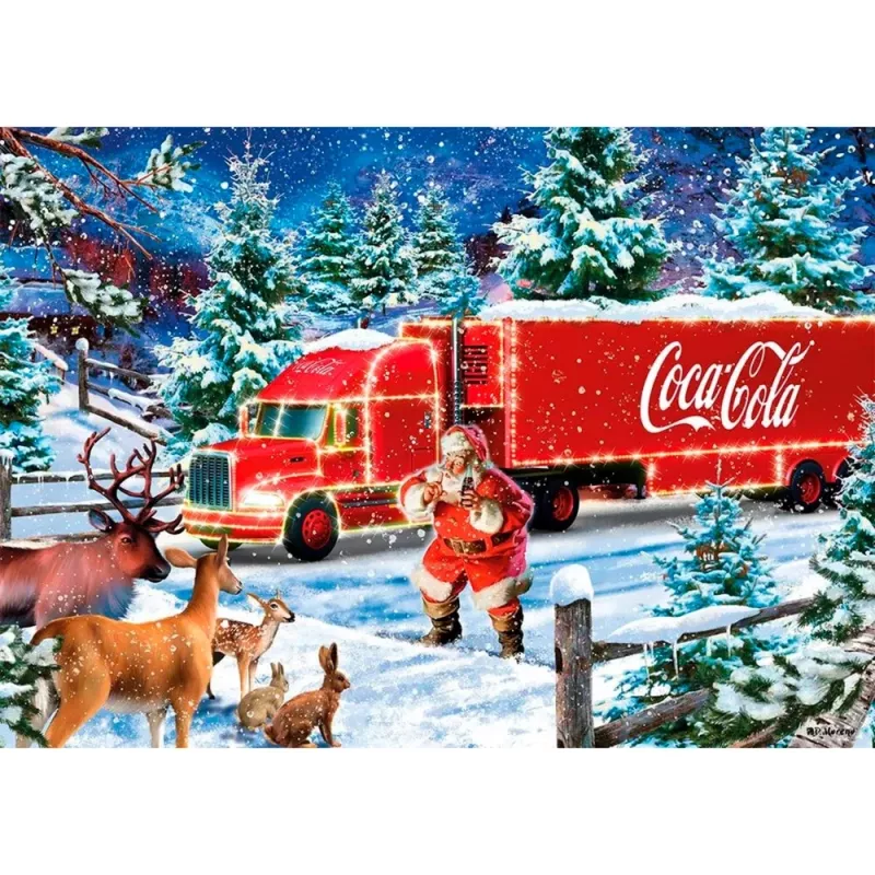 Puzzle Schmidt Spiele Coca Cola Christmas Truck 1000 dielikov