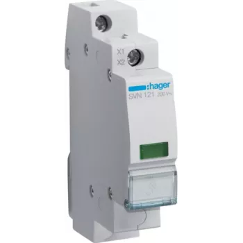 Hager SVN121 Signalizačná lampa, 230 V AC, zelená LED