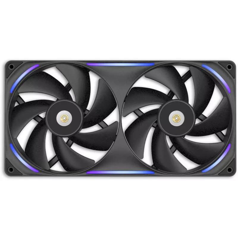 Skriňový ventilátor do počítača NZXT F280X 140 mm čierny, 1 ks, 280 × 140 × 30 mm