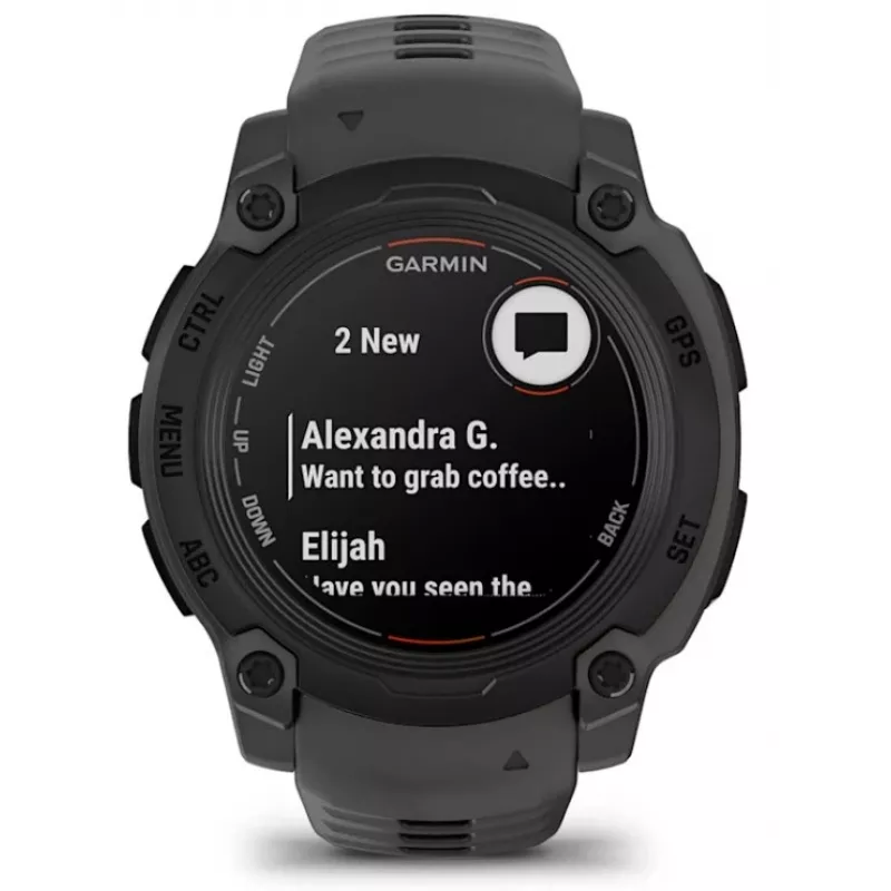Garmin Instinct E 2,18 cm (0,86) MIP 40 mm digitálne 166 x 166 pixelov čierna GPS (satelit)
