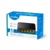 Sieťový switch Cudy FS105D — 5-portový Fast Ethernet 10/100, 1 Gbit/s switching, čierny