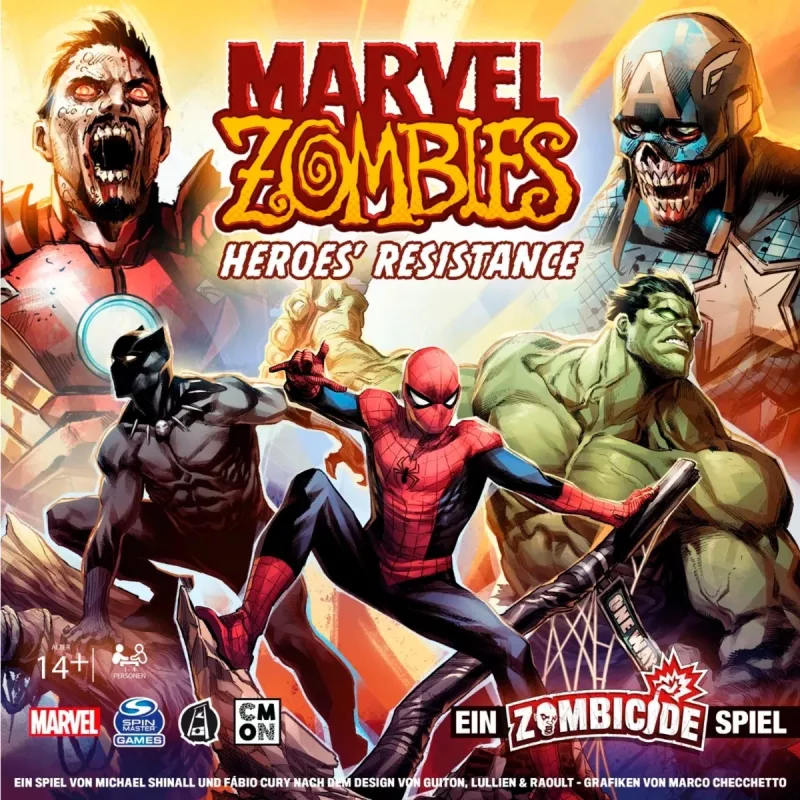 Spoločenská hra Asmodee Marvel Zombies Heroes' Resistance — kooperatívne miniatúry Zombicide crossover