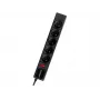 Tracer PowerGear čierna 5 AC zásuviek 1,5 m 2300 W