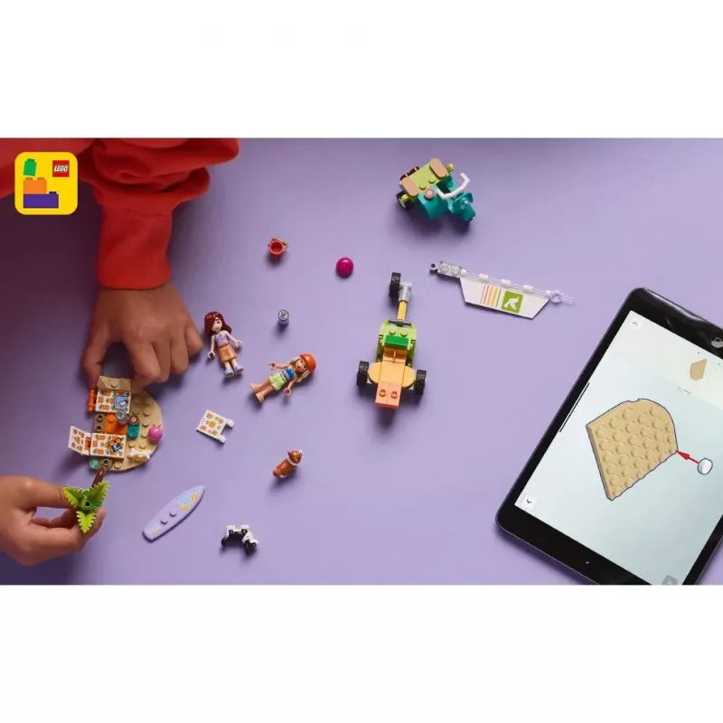 LEGO FRIENDS 42641 Surfujúce psy a dobrodružstvo na kolobežke