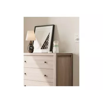 Ohrievač fliaš Momcozy MW003-WH12BA-A — batéria 80W, dotykové ovládanie, zelená/transparentná/biela
