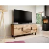 Cama komoda LOTTA 150 2D3S wotan dub + matná čierna