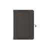 Nástenný rack LANBERG WF03-5309-10B, 9U, 500×350×540 mm, max. zaťaženie 60 kg, čierny
