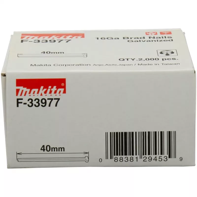 Makita F-33977 klince, 1,3 x 40 mm, 2000 ks