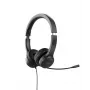 Acer AHW154 GP.HDS11.02D drôtová kancelárska náhlavná súprava, stereo, jack konektor, zabudovaný flexibilný mikrofón, čierna
