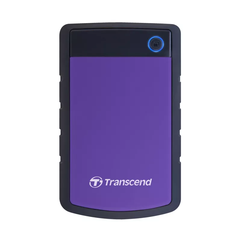 Transcend StoreJet 25H3P – pevný disk – 1TB – externý – 6,4 cm (2.5) – SuperSpeed USB – 5400 ot/min – vyrovnávacia pamäť: 8MB – brilliant purple (TS1TSJ25H3P)